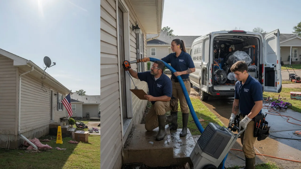 Ceiling Water Damage Restoration in Harpers Ferry, IA near me
